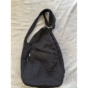 Norm Thompson Convertible Sling Purse Backpack Black